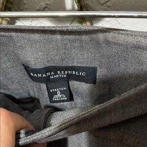 Banana Republic Charcoal Lined Trousers